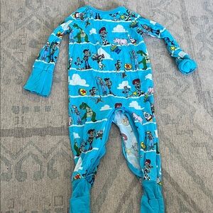Little Sleepies Blue Kids One Piece